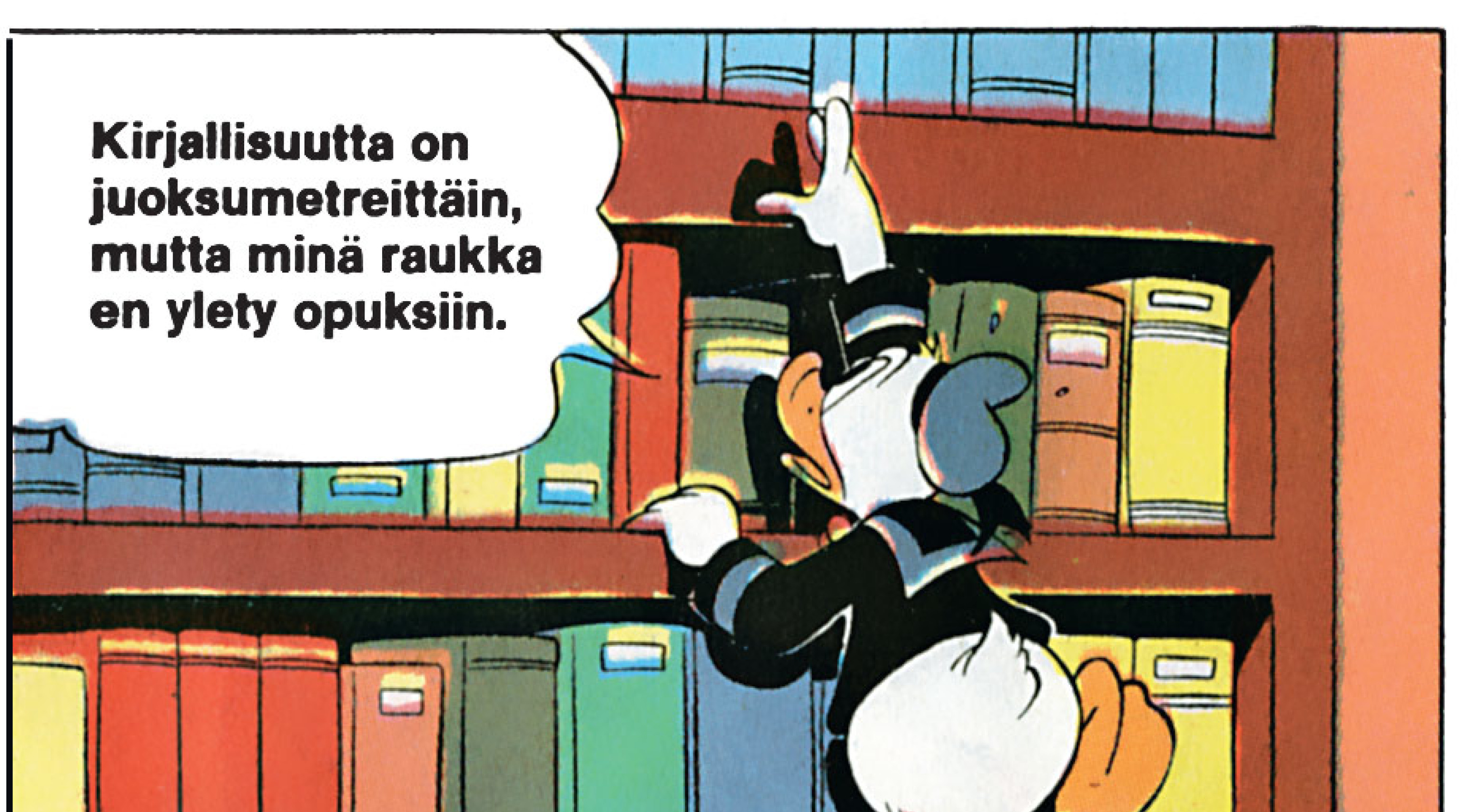 8 Mitä Ankkalinna lukee?