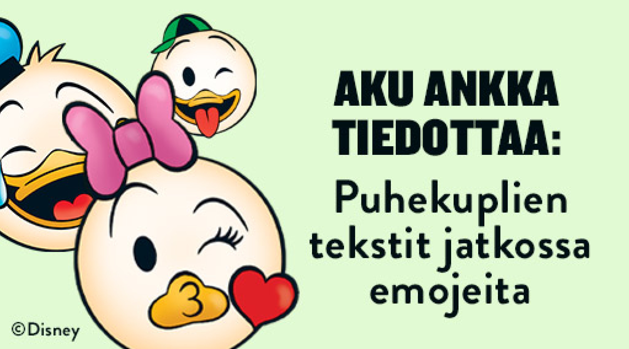 APRILLIA: Puhekuplien tekstit korvataan jatkossa emojeilla