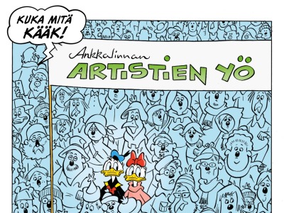 Karin Taiteiden yö -karikatyyri