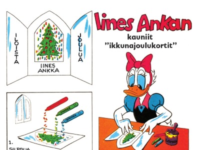 Iines Ankan kauniit "ikkunajoulukortit"