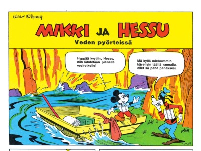 Mikki ja Hessu veden pyörteissä