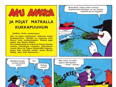 Aku Ankka ja pojat matkalla Kukkapuuhun