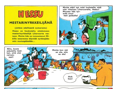 Hessu mestarinyrkkeilijänä