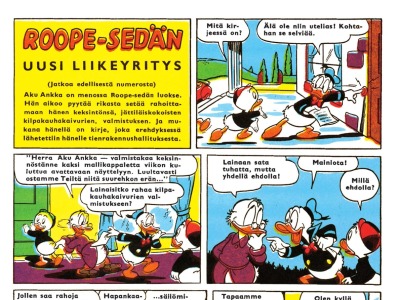 Roope-sedän uusi liikeyritys