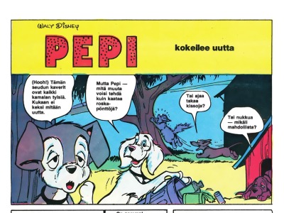 Pepi kokeilee uutta