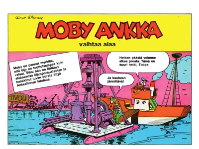 Moby Ankka vaihtaa alaa