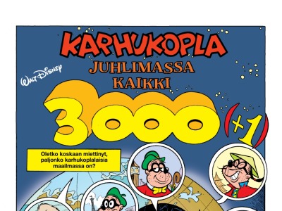 30463 Juhlimassa kaikki 3000 (+1)