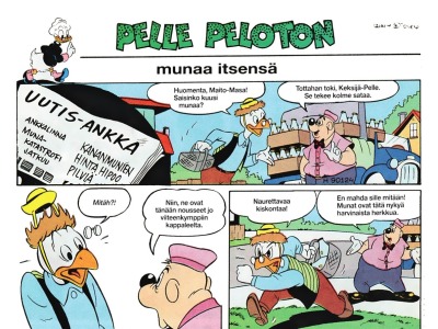 Pelle Peloton munaa itsensä