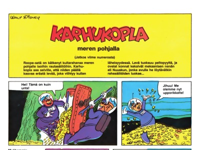 Karhukopla meren pohjalla