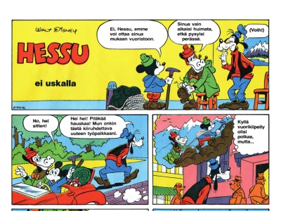 Hessu ei uskalla