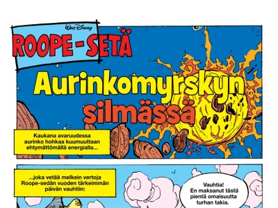 Aurinkomyrskyn silmässä