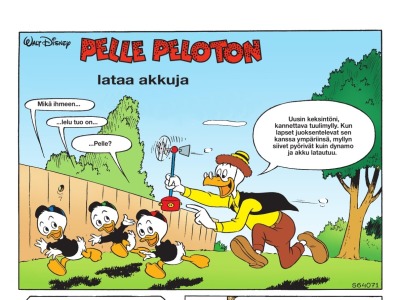 Pelle Peloton lataa akkuja