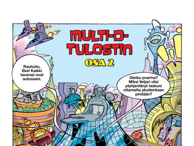 Multi-D-tulostin, osa 2