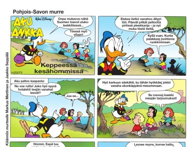 Keppeessä kesähommissa (Pohjois-Savon murre)