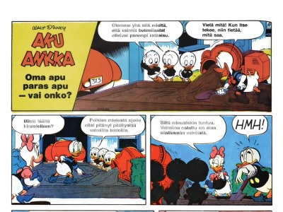 Oma apu paras apu - vai onko?