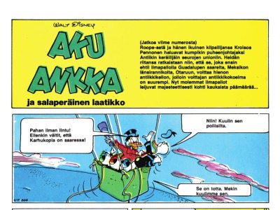 Aku Ankka ja salaperäinen laatikko