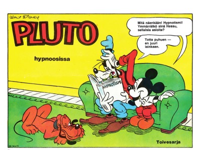 Pluto hypnoosissa