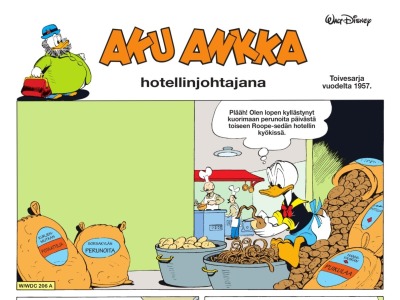 Aku Ankka hotellinjohtajana