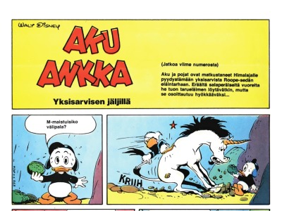 Aku Ankka yksisarvisen jäljillä