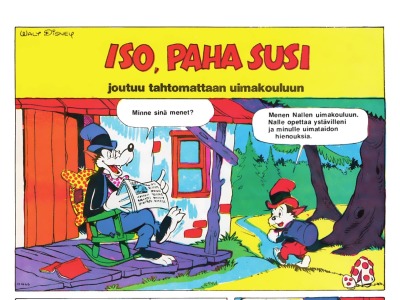 Iso, Paha Susi joutuu tahtomattaan uimakouluun