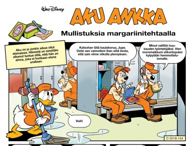 Mullistuksia margariinitehtaalla