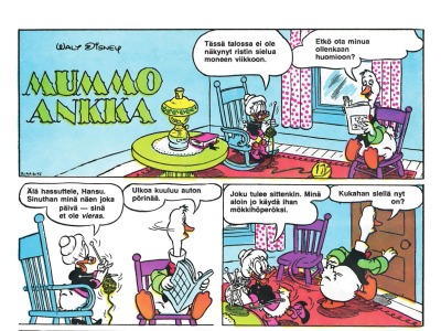 Mummo Ankka saa vieraita