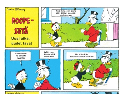 Roope-setä tekee kiusaa itselleen