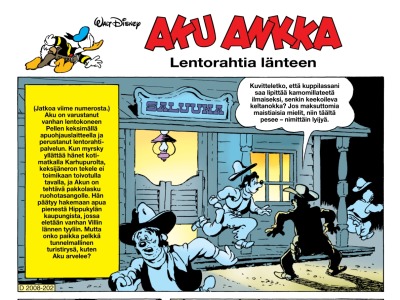 Lentorahtia länteen