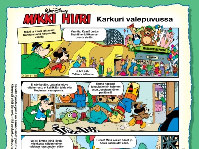 Karkuri valepuvussa