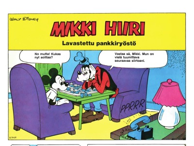 Lavastettu pankkiryöstö