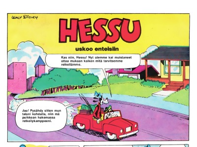 Hessu uskoo enteisiin