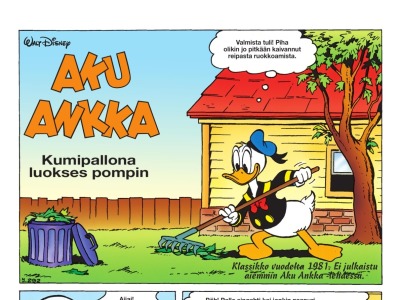 Kumipallona luokses pompin