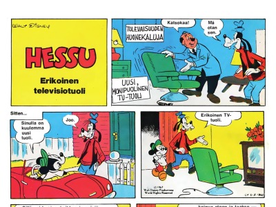 Erikoinen televisiotuoli