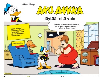 Aku Ankka löytää mitä vain