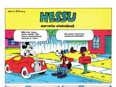 Hessu aarretta etsimässä