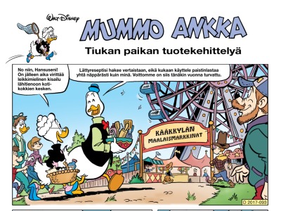 Tiukan paikan tuotekehittelyä