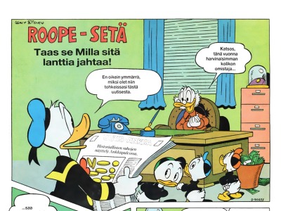 Taas se Milla sitä lanttia jahtaa!