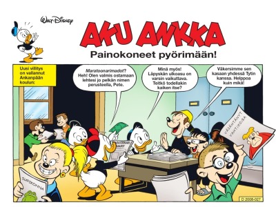 Painokoneet pyörimään!