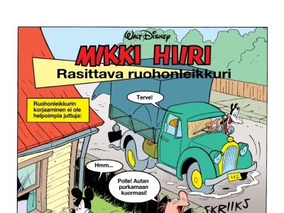 Rasittava ruohonleikkuri