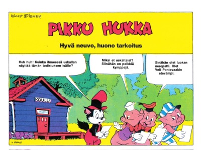 Hyvä neuvo, huono tarkoitus