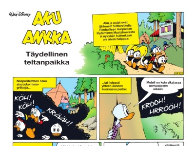 Täydellinen teltanpaikka