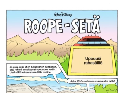 Upouusi rahasäiliö