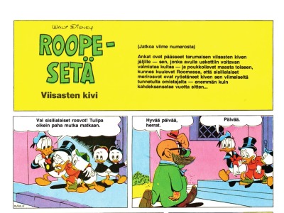 Roope-setä ja viisasten kivi