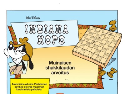 Muinaisen shakkilaudan arvoitus