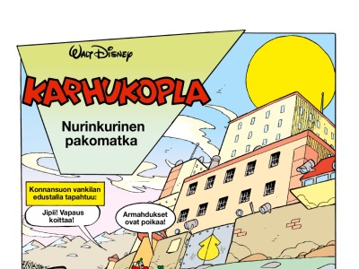 Nurinkurinen pakomatka