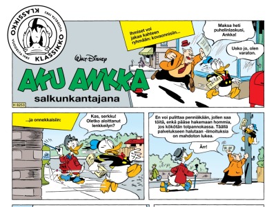 32738 Aku Ankka salkunkantajana