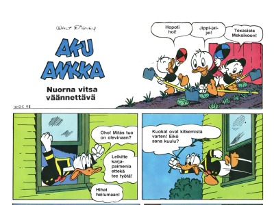 Nuorna vitsa väännettävä