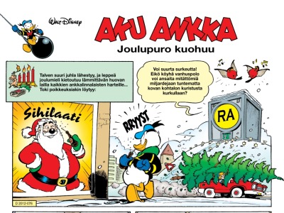 Joulupuro kuohuu