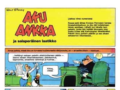 Aku Ankka ja salaperäinen laatikko