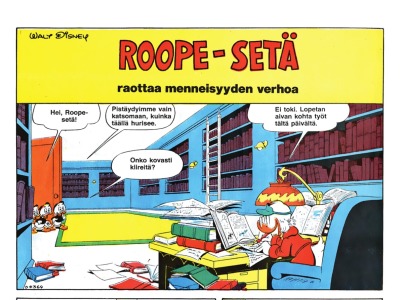 Roope-setä raottaa menneisyyden verhoa